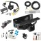 Trailer Hitch Tow Package w/ 7-Way RV Wiring For 03-18 Dodge Ram 1500 19-23 (Classic) 03-09 2500 3500 w/ 2" Drop Mount 2" Ball Class 4 2" Receiver Reese