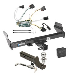 Reese Trailer Tow Hitch For 11-13 Jeep Grand Cherokee Deluxe Package Wiring 2" Ball Mount and Lock
