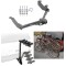 Custom Fit Trailer Hitch 4 Bike Carrier Installation Hardware Installation Instructions 44702 63124 Reese Trailer Hitch 4 Bike Rack 14-23 Transit Connect All Styles Approved Recreational Offroad Use Carrier Adult Woman or Child Bicycles Foldable 14 15 16 Trailer Hitch w/ 4 Bike Rack For 14-23 Ford Transit Connect All Styles Approved for Recreational & Offroad Use Carrier for Adult Woman or Child Bicycles Foldable