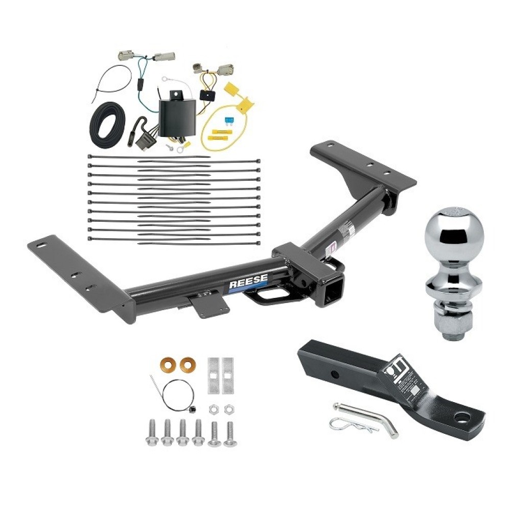 Custom Fit Trailer Hitch Wiring Harness (Plug & Play) 2" Drop Ball-Mount w/ Pin/Clip 1-7/8" Chrome Ball Installation Hardware Installation Instructions 44719 118722 23 63816 Reese Trailer Tow Hitch 15-23 Transit-350 Except Single Rear Wheel Reese Trailer Tow Hitch For 15-23 Ford Transit-350 Except Single Rear Wheel w/148" Wheelbase or Cab & Chassis and the Cutaway 2" Receiver Complete Package w/ Wiring and 1-7/8" Ball