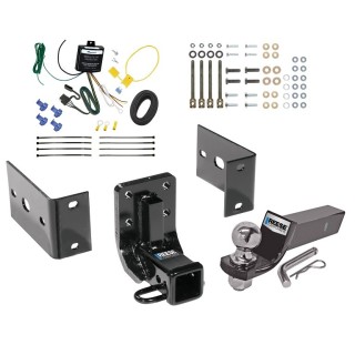 Custom Fit Trailer Hitch Wiring Harness (Requires Splicing) 2" Drop Ball-Mount w/ Pin/Clip 2" Chrome Ball Installation Hardware Installation Instructions 44720 119148 21536 Reese Trailer Tow Hitch 98-05 Mercedes-Benz ML320 ML350 ML430 ML500 Com Reese Trailer Tow Hitch For 98-05 Mercedes-Benz ML320 ML350 ML430 ML500 Complete Package w/ Wiring and 2" Ball