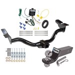 Custom Fit Trailer Hitch Wiring Harness (Requires Splicing) 2" Drop Ball-Mount w/ Pin/Clip 2" Chrome Ball Installation Hardware Installation Instructions 44723 119148 21536 Reese Trailer Tow Hitch 2004 Escape Mazda Tribute Complete Package Wiri Reese Trailer Tow Hitch For 2004 Ford Escape Mazda Tribute Complete Package w/ Wiring and 2" Ball
