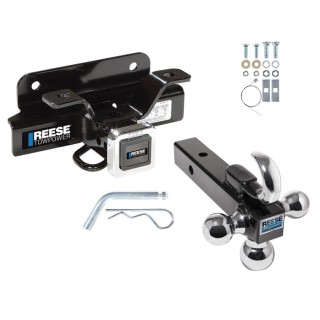 Custom Fit Trailer Hitch Tri-Ball Trailer Hitch Ball Mount w/ Pin/Clip 44738 7031400 63240 Reese Trailer Tow Hitch Receiver 03-08 Dodge Ram 1500 2500 3500 w/Tri-Ball Triple Ball 1-7/8" 2" 2-5/16" 03 04 05 06 07 08 09 2003 2004 2005 2006 200 Reese Trailer Tow Hitch Receiver For 03-08 Dodge Ram 1500 2500 3500 w/Tri-Ball Triple Ball 1-7/8" 2" 2-5/16"