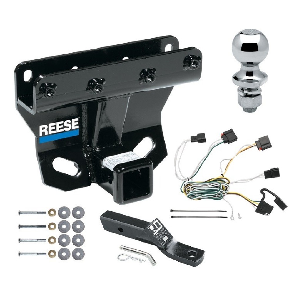 Custom Fit Trailer Hitch Wiring Harness (Plug & Play) 2" Drop Ball-Mount w/ Pin/Clip 1-7/8" Chrome Ball Installation Hardware Installation Instructions 75338 118425 63816 23 63816 Draw-Tite Trailer Tow Hitch 07-10 Jeep Grand Cherokee Comple Reese Trailer Tow Hitch For 07-10 Jeep Grand Cherokee Complete Package w/ Wiring and 1-7/8" Ball