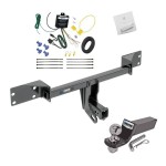 Custom Fit Trailer Hitch Wiring Harness (Requires Splicing) 2" Drop Ball-Mount w/ Pin/Clip 2" Chrome Ball Installation Hardware Installation Instructions 44777 119148 21536 Reese Trailer Tow Hitch 15-22 Mercedes-Benz GLA250 Complete Package Wiri Reese Trailer Tow Hitch For 15-24 Mercedes-Benz GLA250 Complete Package w/ Wiring and 2" Ball