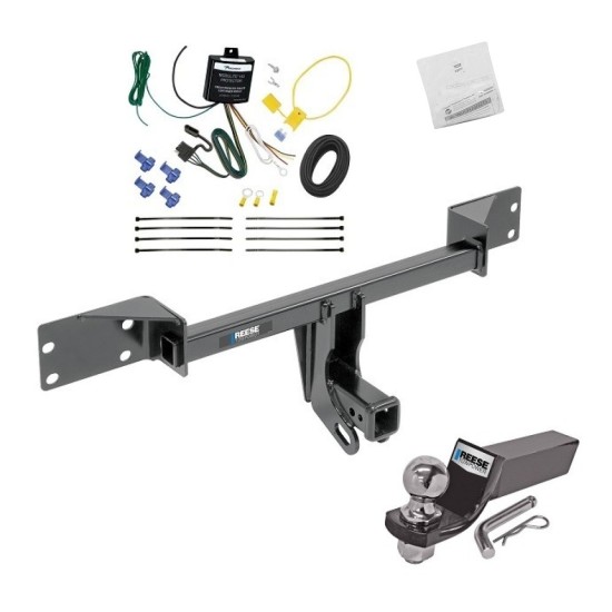 Custom Fit Trailer Hitch Wiring Harness (Requires Splicing) 2" Drop Ball-Mount w/ Pin/Clip 2" Chrome Ball Installation Hardware Installation Instructions 44777 119148 21536 Reese Trailer Tow Hitch 15-22 Mercedes-Benz GLA250 Complete Package Wiri Reese Trailer Tow Hitch For 15-24 Mercedes-Benz GLA250 Complete Package w/ Wiring and 2" Ball
