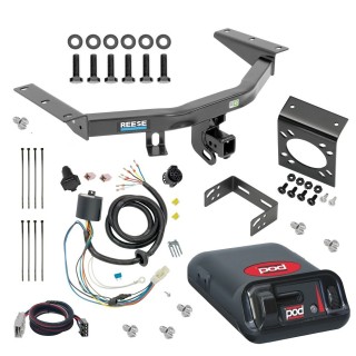 For 2016-2022 Honda Pilot Trailer Hitch Tow PKG w/ Pro Series POD Brake Control + Plug & Play BC Adapter + 7-Way RV Wiring By Reese Towpower