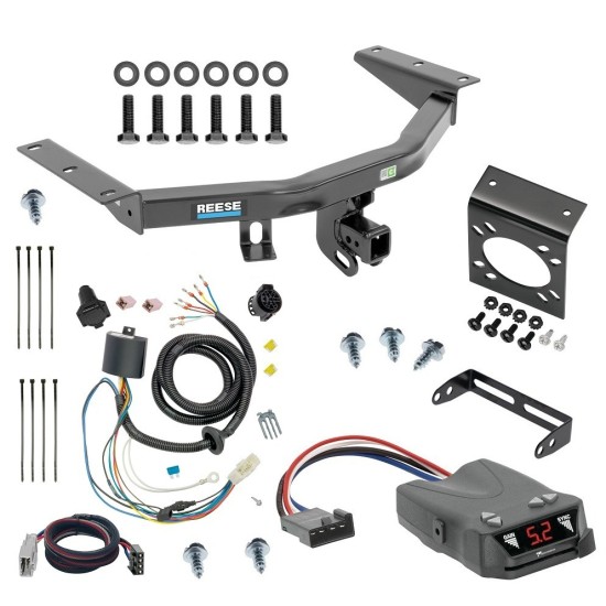 For 2016-2022 Honda Pilot Trailer Hitch kit by: Reese For 2016-2022 Honda Pilot Trailer Hitch Tow PKG w/ Tekonsha Brakeman IV Brake Control + Plug & Play BC Adapter + 7-Way RV Wiring By Reese Towpower