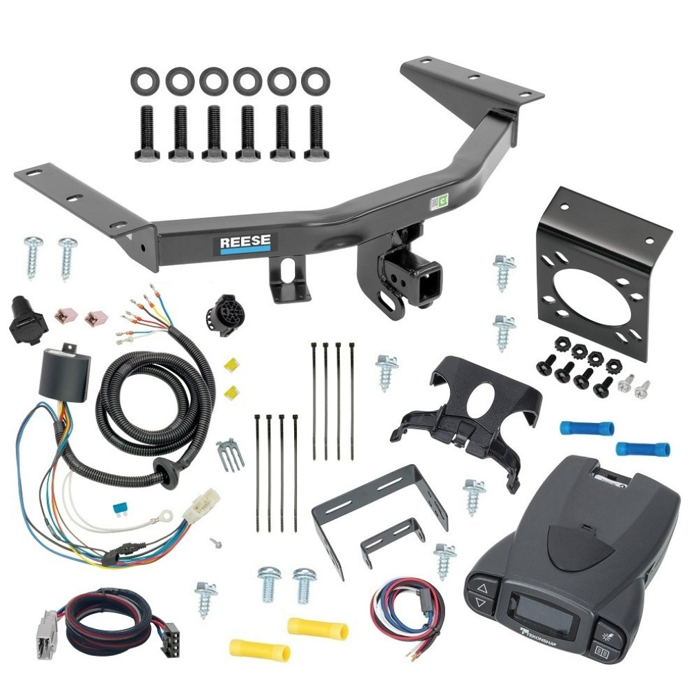 For 2016-2022 Honda Pilot Trailer Hitch kit by: Reese For 2016-2022 Honda Pilot Trailer Hitch Tow PKG w/ Tekonsha Prodigy P3 Brake Control + Plug & Play BC Adapter + 7-Way RV Wiring By Reese Towpower