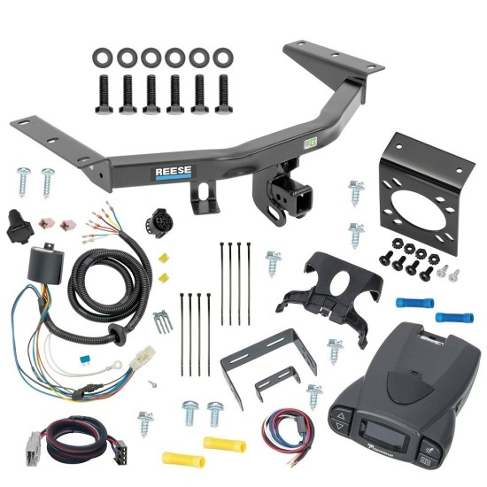 For 2016-2022 Honda Pilot Trailer Hitch kit by: Reese For 2016-2022 Honda Pilot Trailer Hitch Tow PKG w/ Tekonsha Prodigy P3 Brake Control + Plug & Play BC Adapter + 7-Way RV Wiring By Reese Towpower