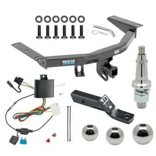 For 2014-2020 Acura MDX Trailer Hitch kit by: Reese For 2014-2020 Acura MDX Trailer Hitch Tow PKG w/ 4-Flat Wiring + Ball Mount w/ 2" Drop + Interchangeable Ball 1-7/8" & 2" & 2-5/16" (Excludes: w/Full Size Spare Tire Models) By Reese Towpower