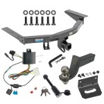 For 2014-2020 Acura MDX Trailer Hitch kit by: Reese For 2014-2020 Acura MDX Trailer Hitch Tow PKG w/ 4-Flat Wiring + Interlock Tactical Starter Kit w/ 3-1/4" Drop & 2" Ball + Tactical Dogbone Lock + Wiring Bracket (Excludes: w/Full Size Spare Tire Models) By Reese Towpower
