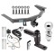 For 2016-2022 Honda Pilot Trailer Hitch kit by: Reese For 2016-2022 Honda Pilot Trailer Hitch Tow PKG w/ 4-Flat Wiring + Adjustable Drop Rise Ball Mount + Pin/Clip + 2-5/16" Ball By Reese Towpower