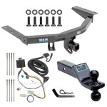 For 2016-2022 Honda Pilot Trailer Hitch kit by: Reese For 2016-2022 Honda Pilot Trailer Hitch Tow PKG w/ 4-Flat Wiring + Dual Ball Ball Mount 1-7/8" & 2" Trailer Balls + Pin/Clip By Reese Towpower
