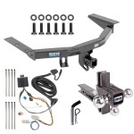 For 2016-2022 Honda Pilot Trailer Hitch kit by: Reese For 2016-2022 Honda Pilot Trailer Hitch Tow PKG w/ 4-Flat Wiring + Adjustable Drop Rise Triple Ball Ball Mount 1-7/8" & 2" & 2-5/16" Trailer Balls + Pin/Clip By Reese Towpower
