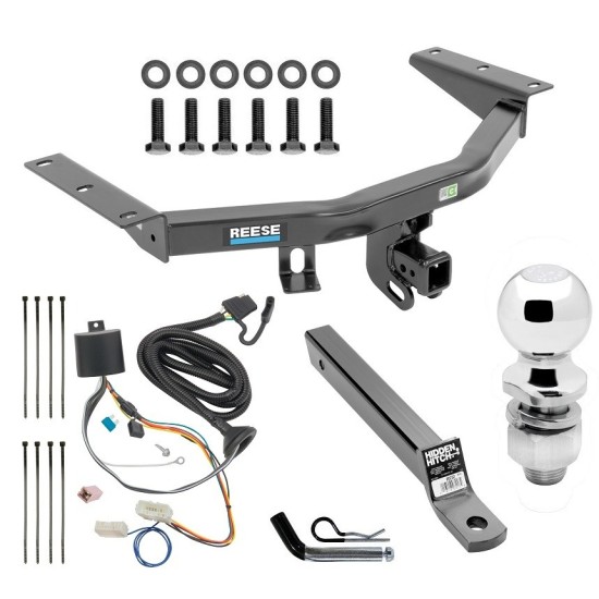 For 2016-2022 Honda Pilot Trailer Hitch kit by: Reese For 2016-2022 Honda Pilot Trailer Hitch Tow PKG w/ 4-Flat Wiring + Extended 16" Long Ball Mount w/ 2" Drop + Pin/Clip + 2" Ball By Reese Towpower