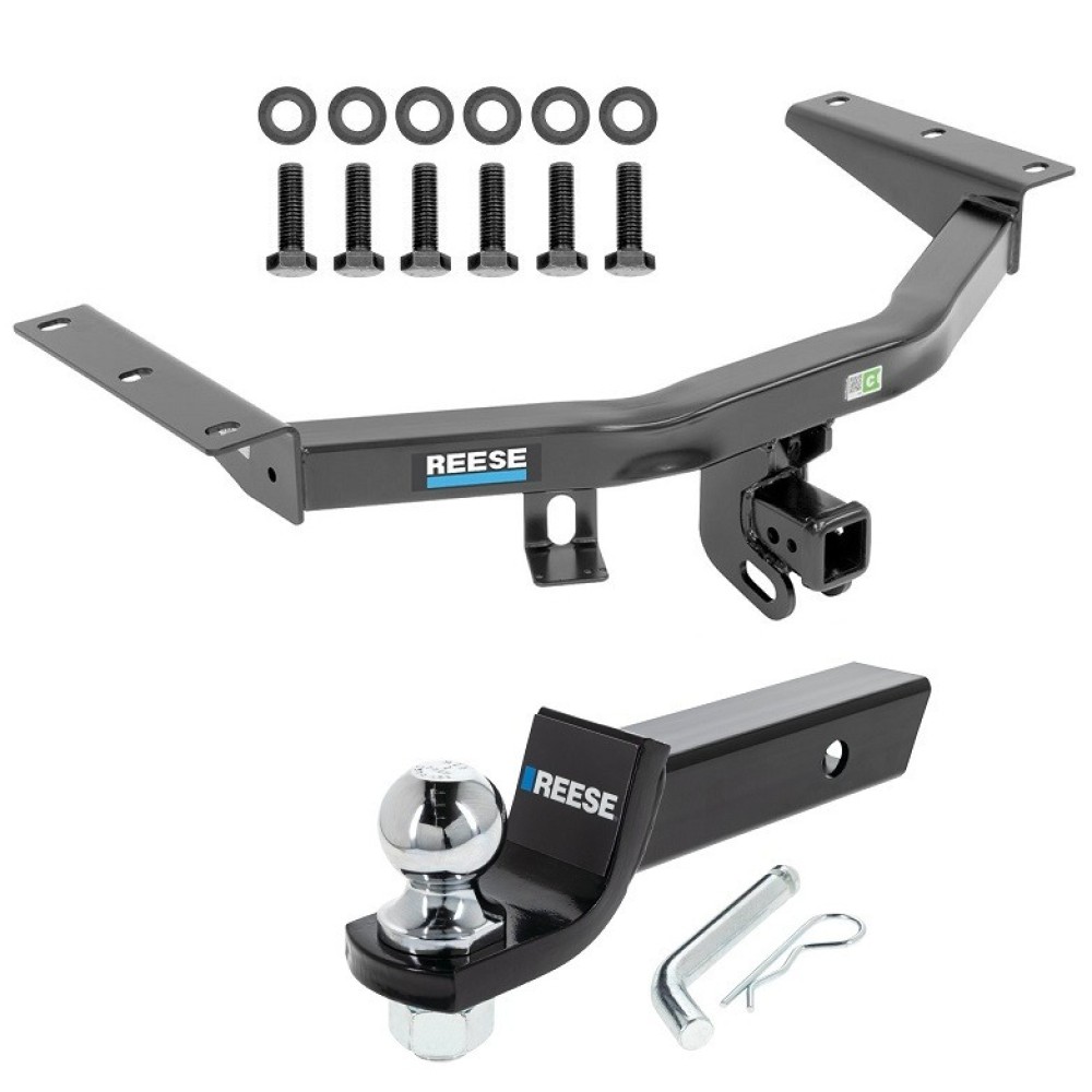 For 2014-2020 Acura MDX Trailer Hitch kit by: Reese For 2014-2020 Acura MDX Trailer Hitch Tow PKG w/ Starter Kit Ball Mount w/ 2" Drop & 2" Ball (Excludes: w/Full Size Spare Tire Models) By Reese Towpower