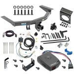 For 2016-2022 Honda Pilot Trailer Hitch kit by: Reese For 2016-2022 Honda Pilot Trailer Hitch Tow PKG w/ 8K Round Bar Weight Distribution Hitch w/ 2-5/16" Ball + Pin/Clip + Pro Series Pilot Brake Control + Plug & Play BC Adapter + 7-Way RV Wiring By Reese Towpower