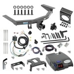 For 2016-2022 Honda Pilot Trailer Hitch kit by: Reese For 2016-2022 Honda Pilot Trailer Hitch Tow PKG w/ 8K Round Bar Weight Distribution Hitch w/ 2-5/16" Ball + Pin/Clip + Tekonsha Primus IQ Brake Control + Plug & Play BC Adapter + 7-Way RV Wiring By Reese Towpower