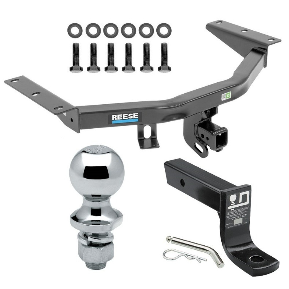 For 2014-2020 Acura MDX Trailer Hitch kit by: Reese For 2014-2020 Acura MDX Trailer Hitch Tow PKG w/ Ball Mount w/ 4" Drop + 1-7/8" Ball (Excludes: w/Full Size Spare Tire Models) By Reese Towpower
