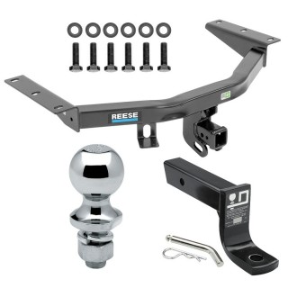 For 2016-2022 Honda Pilot Trailer Hitch kit by: Reese For 2016-2022 Honda Pilot Trailer Hitch Tow PKG w/ Ball Mount w/ 4" Drop + 1-7/8" Ball By Reese Towpower