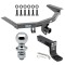 For 2016-2022 Honda Pilot Trailer Hitch kit by: Reese For 2016-2022 Honda Pilot Trailer Hitch Tow PKG w/ Ball Mount w/ 4" Drop + 1-7/8" Ball By Reese Towpower