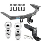 For 2014-2020 Acura MDX Trailer Hitch kit by: Reese For 2014-2020 Acura MDX Trailer Hitch Tow PKG w/ Ball Mount w/ 4" Drop + 2" Ball + 2-5/16" Ball (Excludes: w/Full Size Spare Tire Models) By Reese Towpower