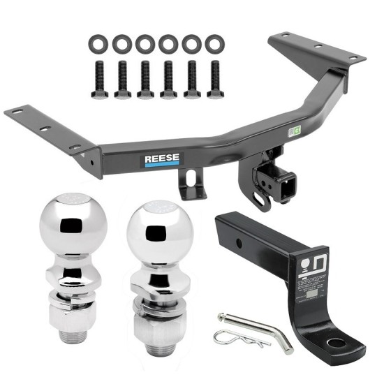 For 2014-2020 Acura MDX Trailer Hitch kit by: Reese For 2014-2020 Acura MDX Trailer Hitch Tow PKG w/ Ball Mount w/ 4" Drop + 2" Ball + 2-5/16" Ball (Excludes: w/Full Size Spare Tire Models) By Reese Towpower