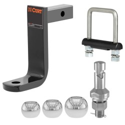 Class 1 Ball Mount w/ Switch Ball Set (1-7/8", 2", 2-5/16") + Anti-Rattle Clamp Class 1 Ball Mount w/ Switch Ball Set (1-7/8", 2", 2-5/16") + Anti-Rattle Clamp