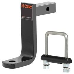 Class 1 Ball Mount with 6" Drop (2,000 lbs, 1-1/4" Shank) + Anti-Rattle Hitch Clamp (2" Receiver) Class 1 Ball Mount with 6" Drop (2,000 lbs, 1-1/4" Shank) + Anti-Rattle Hitch Clamp (2" Receiver)