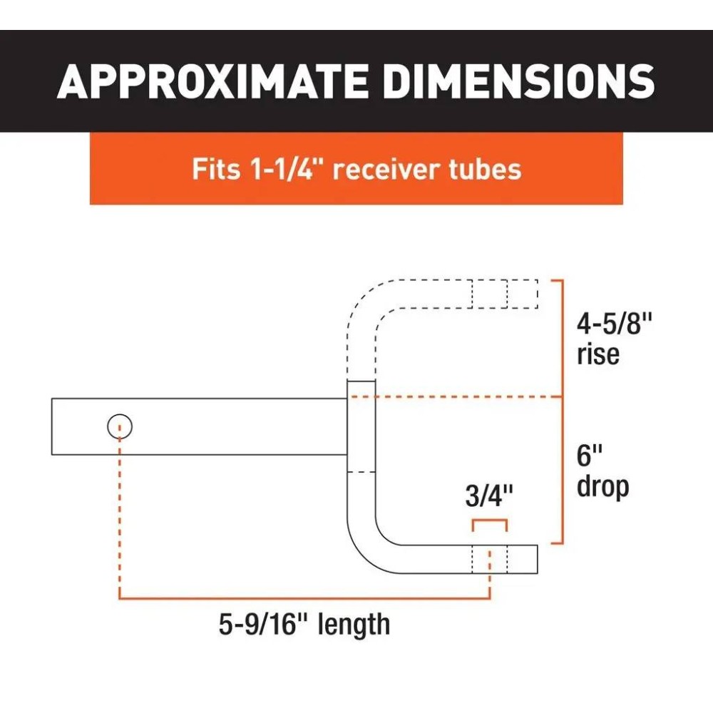 CURT Class 1 Ball Mount Kit with Switch Ball Trailer Balls – Lightweight Towing CURT Class 1 Ball Mount with 6" Drop and Switch Ball Set 1-7/8", 2", 2-5/16"