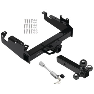 Custom Fit Trailer HitchTri-Ball Trailer Hitch Ball MountDogbone Style Towing LockInstallation Hardware Installation Instructions 45520 45325 63252 Draw-Tite Trailer Tow Hitch 19-22 F-350 F-450 F-550 Super Duty Cab and Chassis Class V 1-7/8" 2" Trailer Tow Hitch For 19-24 Ford F-350 F-450 F-550 Super Duty Cab and Chassis Class V w/ 1-7/8" 2" 2-5/16" Tri-Ball Mount and Towing Lock