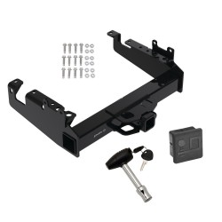 Trailer Tow Hitch For 19-24 Ford F-350 F-450 F-550 Super Duty Cab and Chassis w/ Security Lock Pin Key Trailer Tow Hitch For 19-24 Ford F-350 F-450 F-550 Super Duty Cab and Chassis w/ Security Lock Pin Key