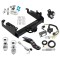 Reese Trailer Tow Hitch For 19-24 Ford F-350 F-450 F-550 Super Duty Cab and Chassis Class V w/ 7-Way Wiring Kit 2-5/16" and 2" Ball 10" Long 3" Drop Draw Bar and Towing Lock