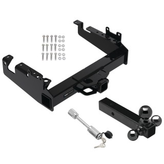 Custom Fit Trailer HitchTri-Ball Trailer Hitch Ball MountDogbone Style Towing LockInstallation Hardware Installation Instructions 45720 45325 63252 Reese Trailer Tow Hitch 19-22 F-350 F-450 F-550 Super Duty Cab and Chassis Class V 1-7/8" 2" 2-5/ Reese Trailer Tow Hitch For 19-24 Ford F-350 F-450 F-550 Super Duty Cab and Chassis Class V w/ 1-7/8" 2" 2-5/16" Tri-Ball Mount and Towing Lock