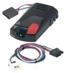 Hopkins Brake-Force Trailer Brake Control for 04 Nissan Pathfinder Armada 05-20 Nissan Pathfinder w/ Plug Play Wiring Adapter Time Based Eletric Trailer Brakes Module Box Controller