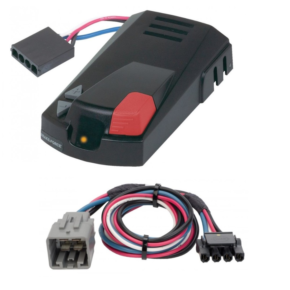Hopkins Brake-Force Trailer Brake Control for 10 Dodge RAM 1500 2500 3500 w/ Plug Play Wiring Adapter Eletric Brakes Time Based Module Box Controller Hopkins Brake-Force Trailer Brake Control for 10 Dodge RAM 1500 2500 3500 w/ Plug Play Wiring Adapter Eletric Brakes Time Based Module Box Controller