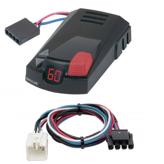 Hopkins Impulse Trailer Brake Control for 03-14 Toyota Tundra w/ Plug Play Wiring Adapter Time Based Eletric Trailer Brakes Module Box Controller Hopkins Impulse Trailer Brake Control for 03-14 Toyota Tundra w/ Plug Play Wiring Adapter Time Based Eletric Trailer Brakes Module Box Controller