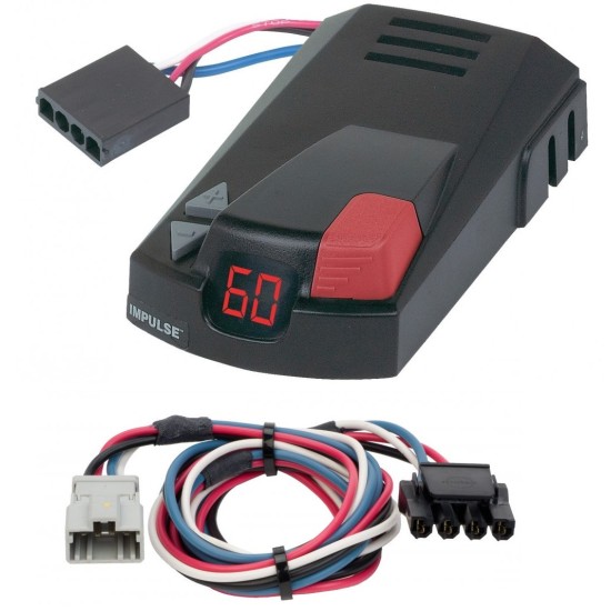 Hopkins Impulse Trailer Brake Control for 06-24 Honda Ridgeline w/ Plug Play Wiring Adapter Time Based Eletric Trailer Brakes Module Box Controller Hopkins Impulse Trailer Brake Control for 06-24 Honda Ridgeline w/ Plug Play Wiring Adapter Time Based Eletric Trailer Brakes Module Box Controller