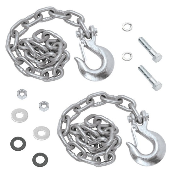 Reese Goose Box 20K Gen 3 with Safety Chains and GM Pop-In Gooseneck Ball for Lippert and Fabex