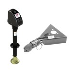 Bulldog 3.5K Electric A-Frame Jack & 5K Collar-Lok Coupler Bundle Bulldog 3.5K electric A-frame powered trailer jack with 5K Collar-Lok coupler