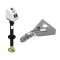 Bulldog 3.5K Electric A-Frame Jack & 15K Collar-Lok™ Coupler Bundle Bulldog 3.5K A-Frame Powered Drive Trailer Jack with 15K Collar-Lok Coupler