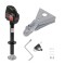 Bulldog 4K electric A-frame trailer jack with 15K cast-head coupler for 2-5/16″ ball