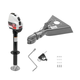 Bulldog 4K Powered A-Frame Jack & 7K Collar-Lok Coupler Bundle Bulldog 4K electric A-frame trailer jack with 7,000 lb Collar-Lok coupler bundle