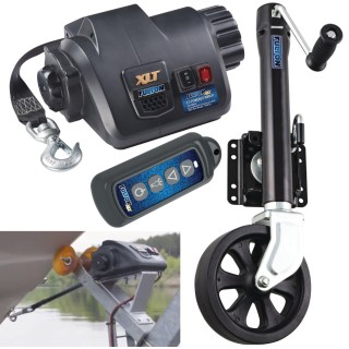 Fulton Electric Powered XP Boat Trailer Winch 7K + Trailer Jack 1500 lbs 5 Year Warranty + Hardware Bolt-On Side Mount Fulton Electric Powered XP Boat Trailer Winch 7K + Trailer Jack 1500 lbs 5 Year Warranty + Hardware Bolt-On Side Mount