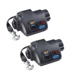 Fulton XLT 10K Electric Marine Trailer Winch Set with Strap and Remote