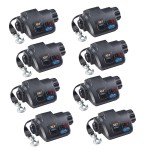 8x Fulton XLT 10K Electric Marine Winches with Wireless Remote and Strap Fulton XLT 10K Marine Electric Winch with 15 Ft Strap and Wireless Remote – 8 Pack