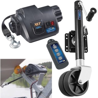 Fulton Electric Powered XLT Boat Trailer Winch 10K + XP Trailer Jack 1500 lbs Lift Dual Wheel 5 Year Warranty + Hardware Bolt-On Side Mount Fulton Electric Powered XLT Boat Trailer Winch 10K + XP Trailer Jack 1500 lbs Lift Dual Wheel 5 Year Warranty + Hardware Bolt-On Side Mount