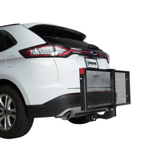 Reese 20 x 48 Hitch Basket Cargo Carrier Combo Reese 20x48 Hitch Cargo Carrier Basket with Bungee Net and Dog Bone Lock