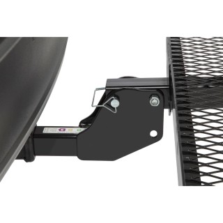 Reese 20 x 48 Hitch Basket Cargo Carrier Combo Reese 20x48 Hitch Cargo Carrier Basket with Bungee Net and Dog Bone Lock